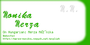 monika merza business card